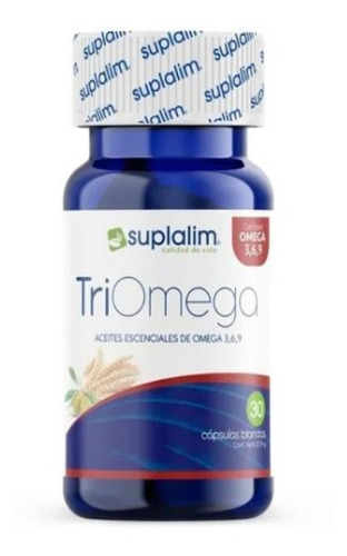 Triple Omega 3 6 9 X 30 Cap Aceites De Pescado Oliva Linaza