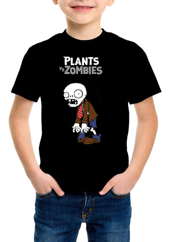 Playera Para Niño Plantasvs Zombies2 Brilla En La Oscuridad