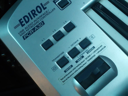 Imagen 6 de 7 de Edirol Pcr-a30 Audio Interface/midi Controller ( Dañado)