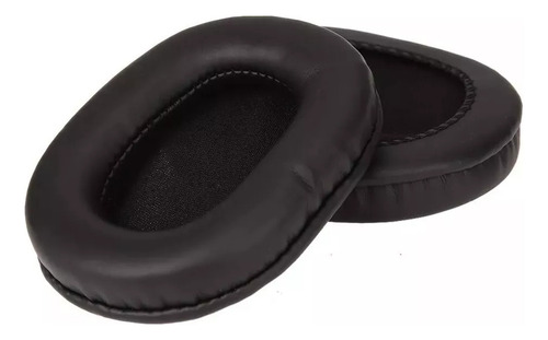 Ath M50x Pad De Couro Sintético Almofada Espuma Viscoelástic