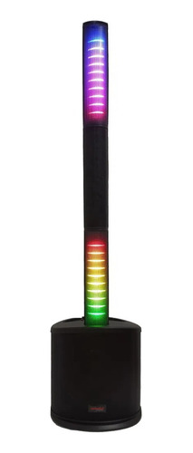 Parlante Amplificado Incluye Controles Micrófono Luz Led