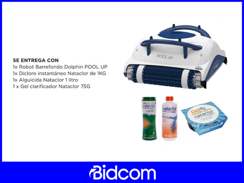 Robot Barrefondo Dolphin Pool Up + Kit Mantenimiento