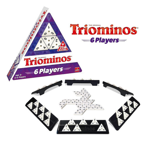 Triominos 6 Jugadores Juego De Mesa Goliath