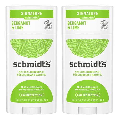 Schmidt's Desodorante Natural Sin Aluminio Para Mujeres Y Ho