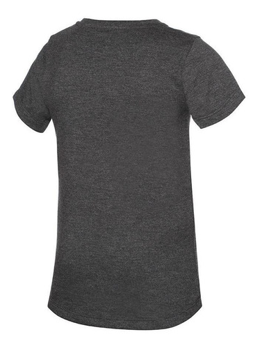 Imagen 2 de 3 de Remera New Balance Sportstyle Gris Topo Kids Rcmdr