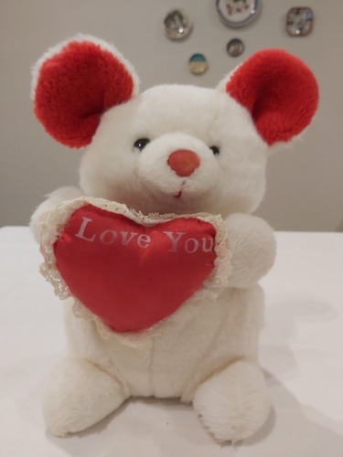 Peluche Oso Con Corazón I Love You (Usado)