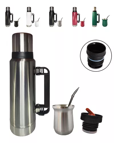 Set Termo Acero Inox 1,2l+mate Acero Inox 260ml