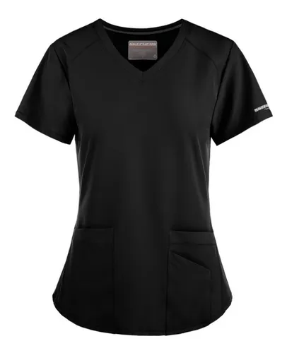 Uniforme Medico Quirurgico Skechers Stretch Mujer Black Env o gratis