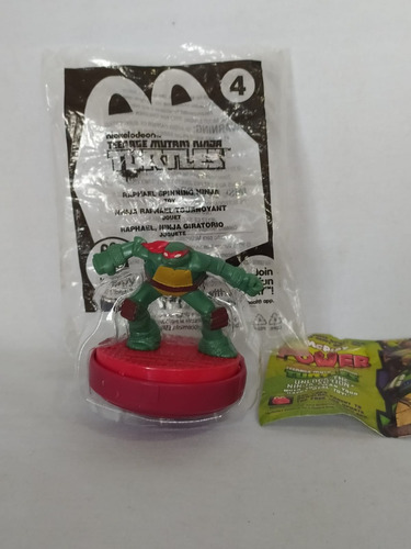 Tortugas Ninja Rafael Ninja Giratorio  Mcdonalds 