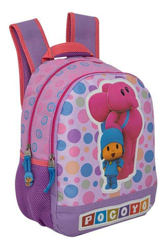 Mochila Pocoyo 736v Backpack Rosa Original Escolar