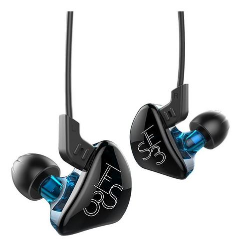 Auriculares In Ear Intraural Kz Es3 Controlador Dual