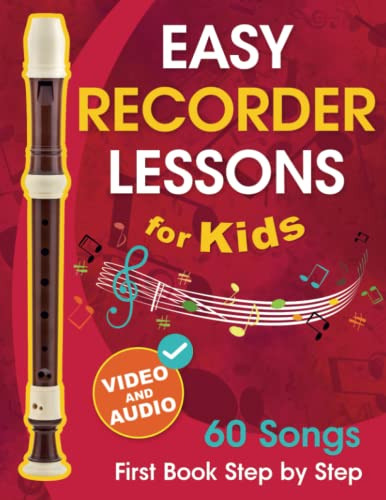 Book : Easy Recorder Lessons For Kids Video And Audio...