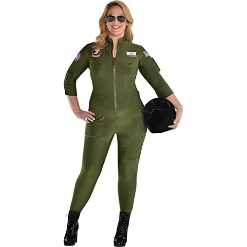 Disfraz De Piloto De Top Gun Maverick Mujeres, Talla Xx...