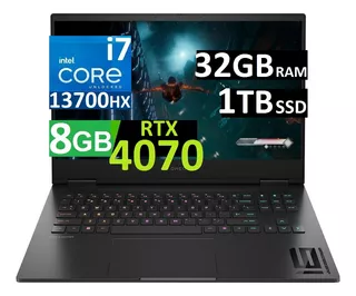 Hp Omen 17 Ci7-13700hx 32gb Ddr5, 1tb Ssd Rtx4070 8gb