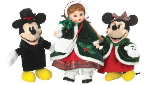 Muñecos Caroling Con Mickey Y Minnie