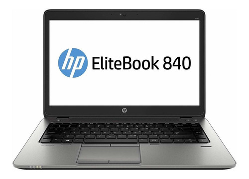 Laptop HP EliteBook 840 G2 negra y plata 14", Intel Core i5 5300U  8GB de RAM 240GB SSD, Intel HD Graphics 5500 1600x900px Windows 10 Home