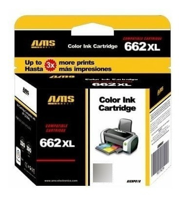 Cartucho 662xl Color Compatible Hp 3x Ams Promoción Remateee