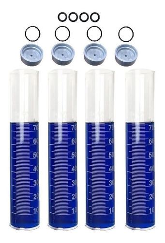 Imagem 1 de 3 de Vedação 4 + 4 Proveta Para Máquina De Limpeza De Bico Kitest