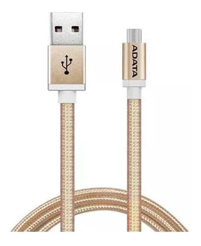Adata Cable Micro Usb Celular V8 Original Carga Y Datos Tela