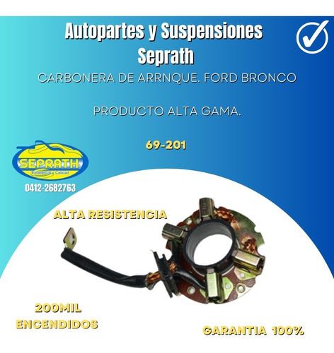 Carb. Arr. Ford Bronco De Carro