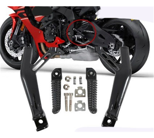 1 Juego De Soporte De Reposapiés Para Yamaha Yzf R7 2023