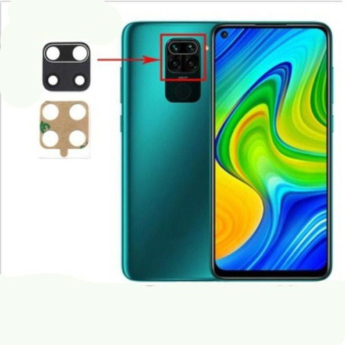 Repuesto Luna Lente Vidrio Camara Xiaomi Redmi Note 9