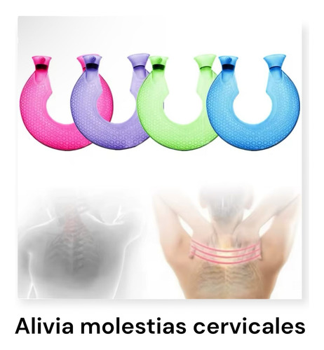 Guatero Cervical Terapeutico Bolsa Agua Frio O Caliente Roro Al Azar