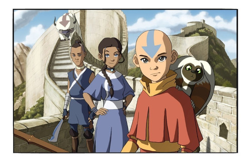 Cuadro De Aang Avatar El Ultimo Maestro Del Aire # 5 Ch