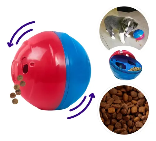 Comedouro + Brinquedo Bola P/ Cães Pet Games - Redondog P