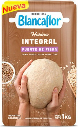 Harina Integral Blancaflor De Trigo 1 Kg X10u