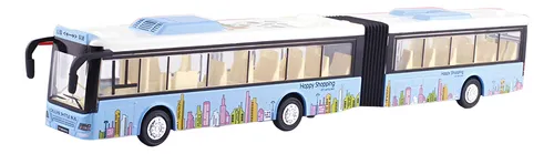 Autobús Urbano De Juguete Con Luces Y Música | Puertas Que Se Abren | Tamaño 28.5 Cm | Reconoce Colores Y Números | Regalo Para Niños De 3 A 6 Años
