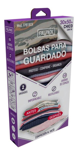 Bolsas De Compresion Para Guardado Chicas (set X 2u.) Fullpa