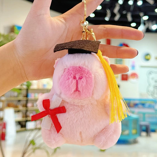 Peluche De Capibara De Graduación, 2 Piezas