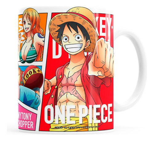 Taza De Ceramica Anime  One Piece Luffy 