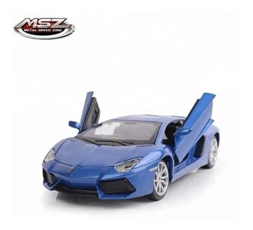 Auto De Colección Lamborghini Lp700-4 Escala 1:24 Msz C/ Luz