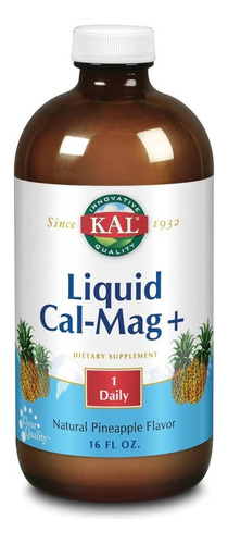 Kal | Liquid Cal Mag | 16oz | 30 Servings | Pineapple