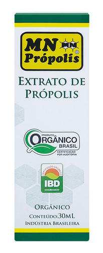 Kit 3x: Extrato De Própolis Orgânico Mn Food 30ml