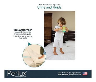 Perlux Twin Size Tencel 100% Waterproof Mattress Protect Ssb