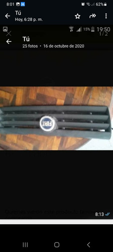 Parrilla Frontal Para Fiat Uno Con Enblema