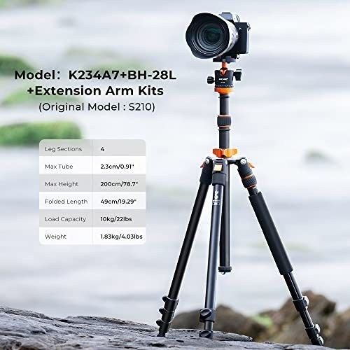 Trípodes Para Cámara Réflex Digital K&f Concept De 78 Pulgad