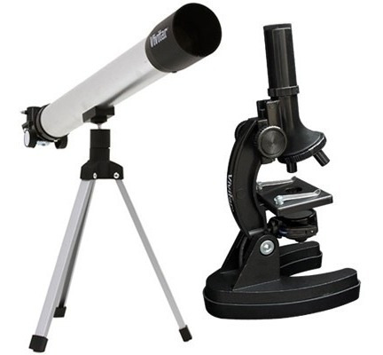 Kit Telescópio Luneta 120x Vivtelmic30 Vivitar O F E R T A