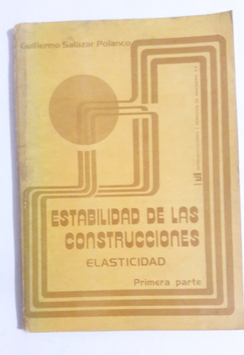 Libro Estabilidad De Las Construcciones Elasticidad