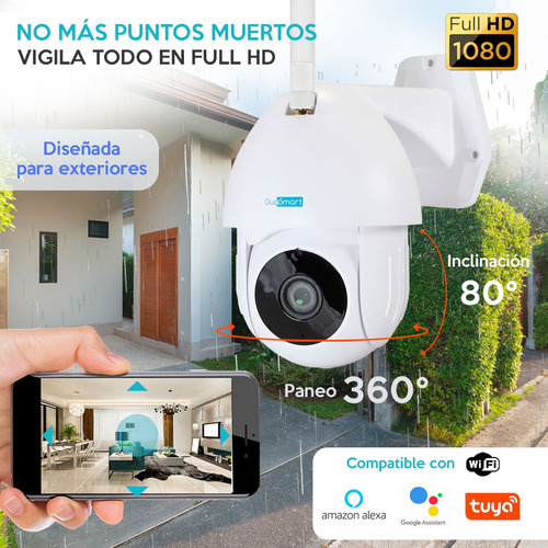Kit 2 Cámaras Pt Wifi 2mp Con Audio Exterior E70 Duosmart