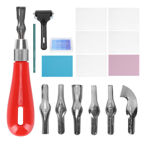 Kit Para Hacer Sellos De Goma, Juego De Grabado En Bloque Pa