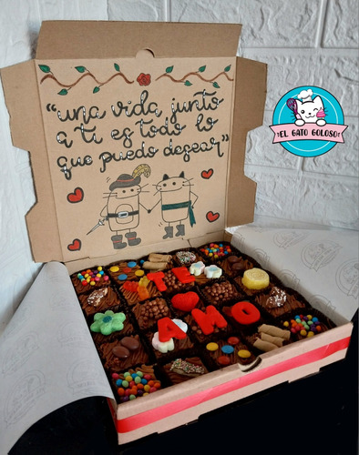 Detalle Personalizado - Box Brownie En Promoción 