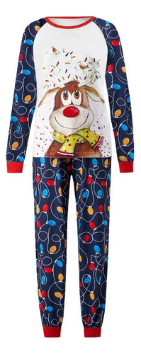 Feliz Navidad Ciervo Estampado Traje De Pijama Familiar