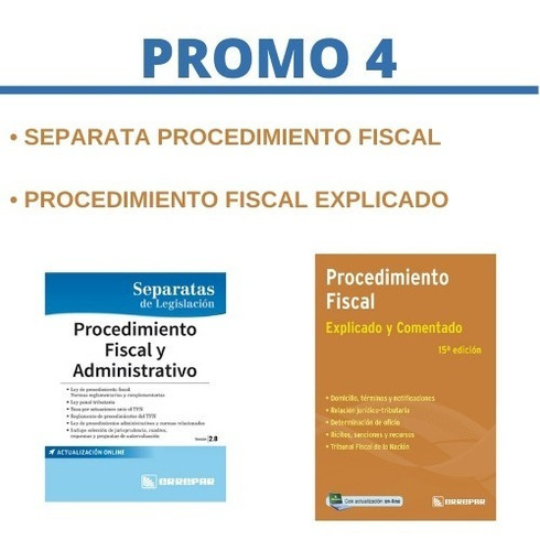 Imagen 1 de 4 de Ley Procedimiento Fiscal Separata + Explicado Y Comentado