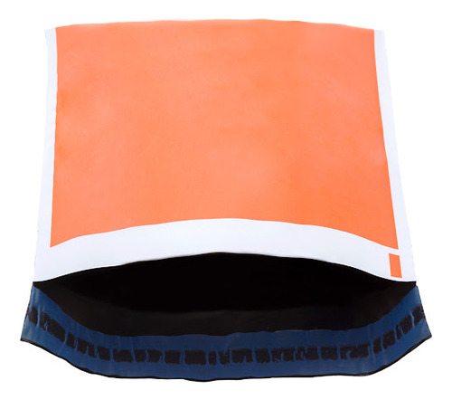 Envelopes Coloridos Para Envios - Laranja 19x25 Cm 100 Unid