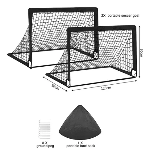 Portería De Futbol Para Niños 2pcs 120*90cm