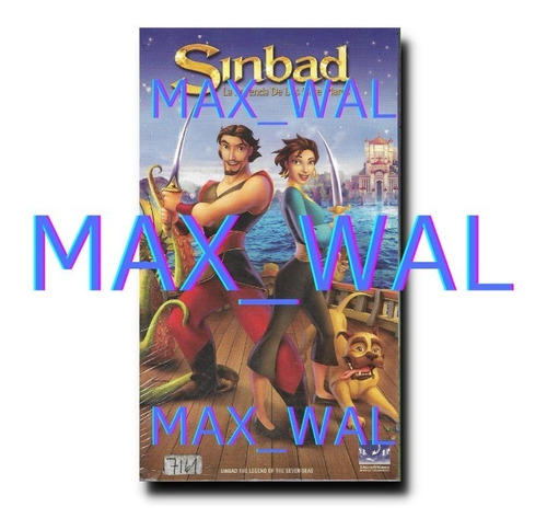 Sinbad La Leyenda De Los Siete Mares Vhs Dibujos Castellano